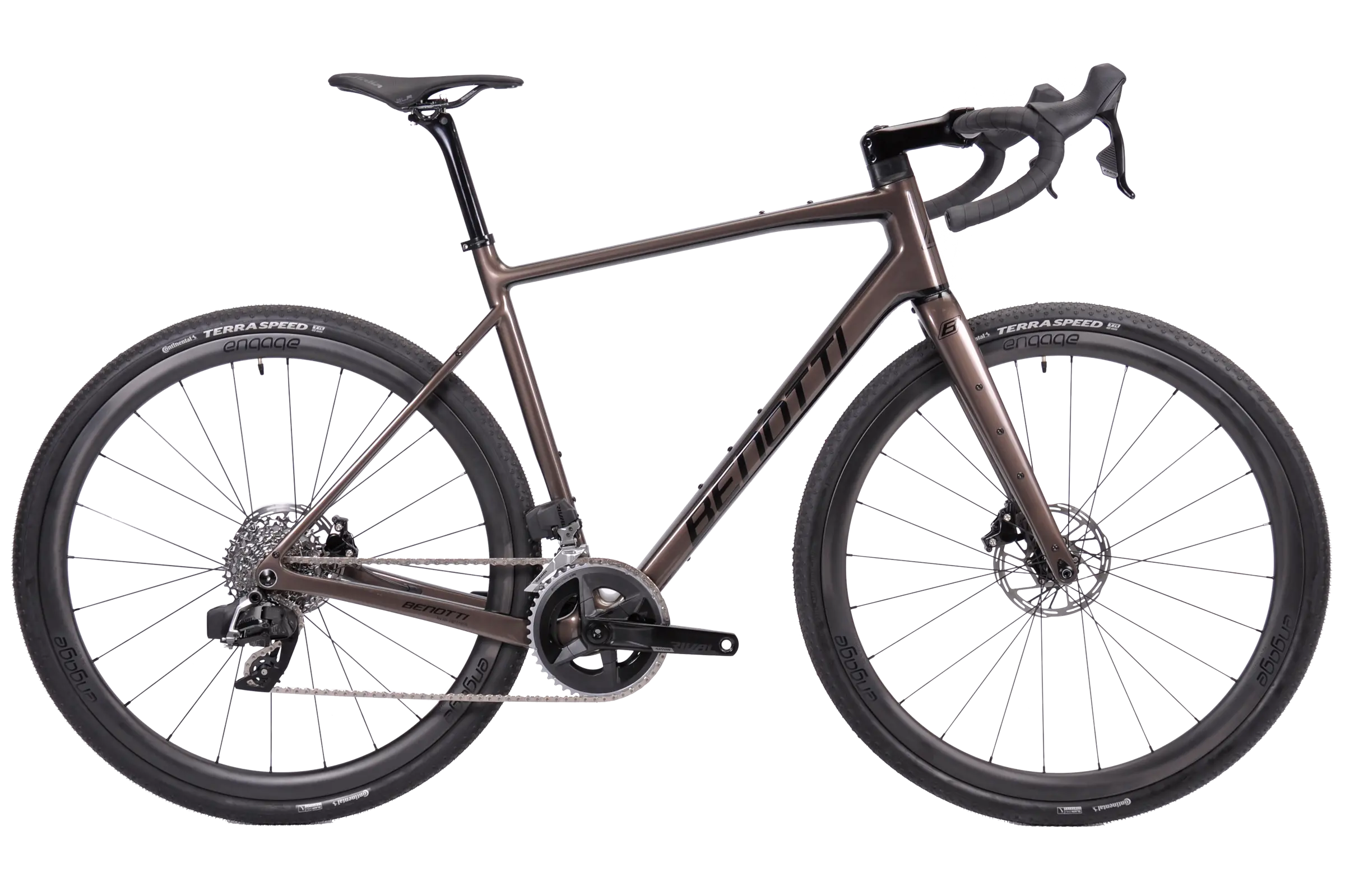 FUOCO GRAVEL Carbon, SRAM Rival eTap AXS - Tobacco Edition