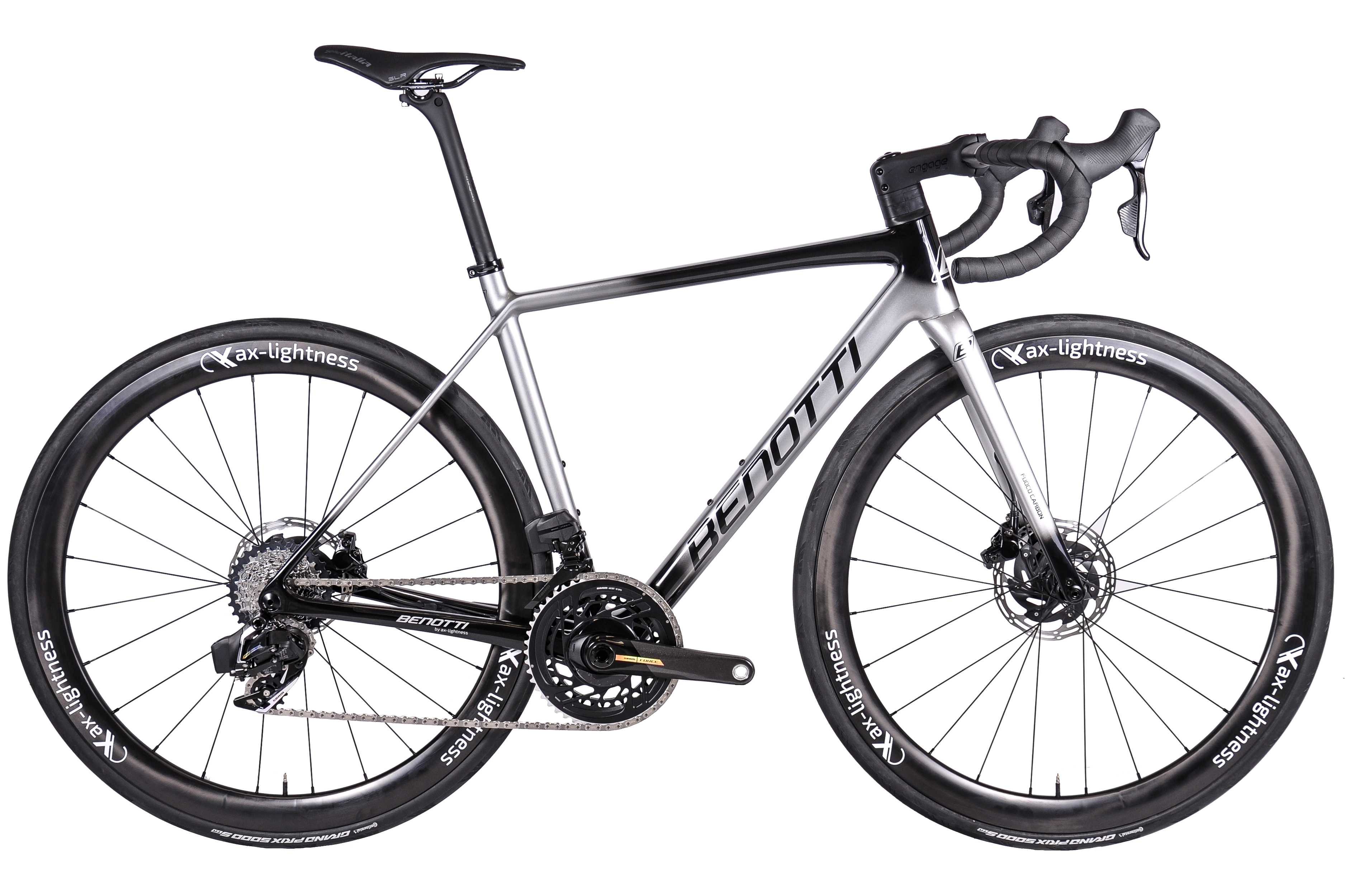 FUOCO Disc Carbon, SRAM Force AXS - Silver Edition