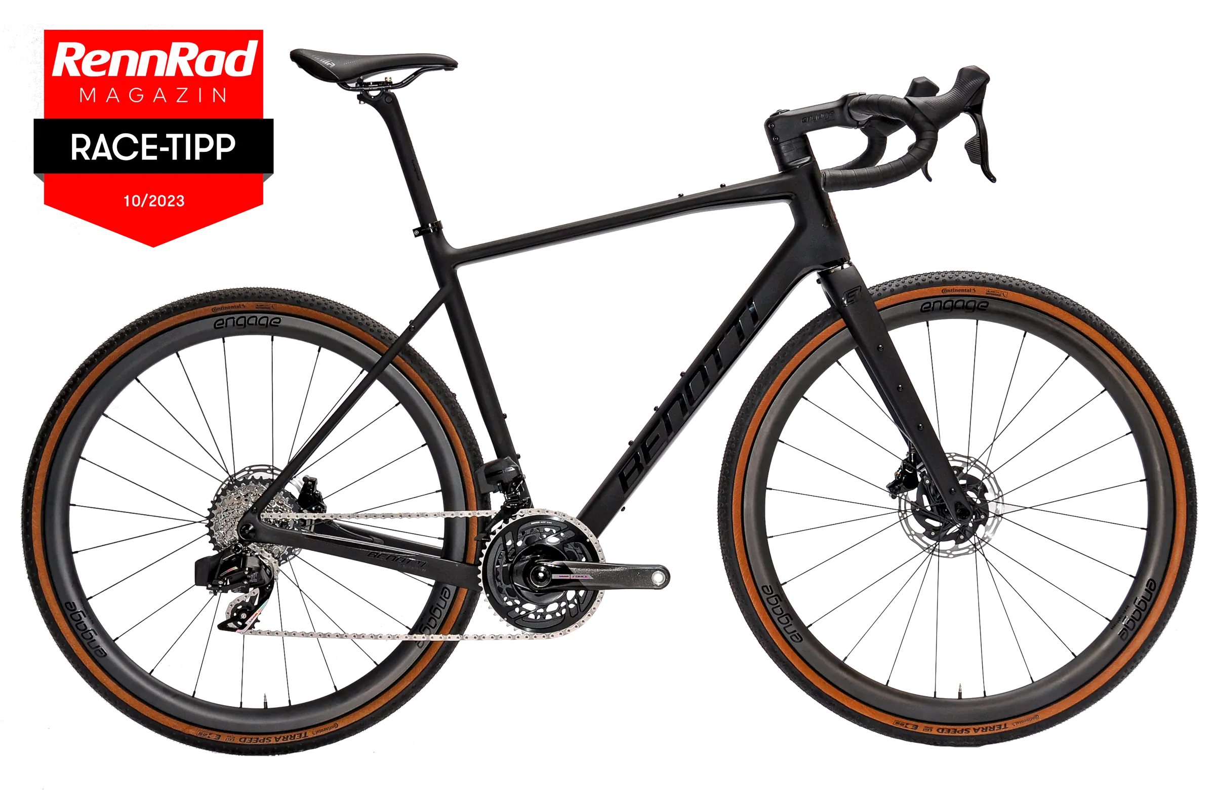 FUOCO GRAVEL Carbon, SRAM Force AXS – Black Edition